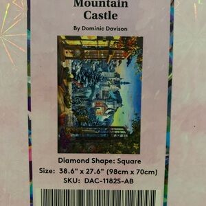 Diamond Art Club Diamond Painting Mountain Castle by Dominic Davison OPEN